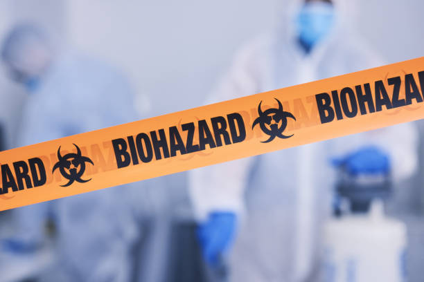 Professional Biohazard Cleanup technician working in Connecticut, CT
